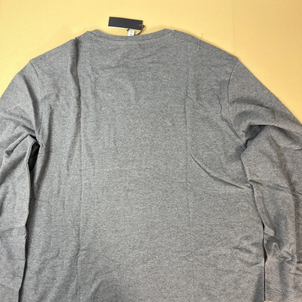 NEW Banana Republic Luxury-Touch Long-Sleeve T-Shirt Heather Gray XL NWT(873604)